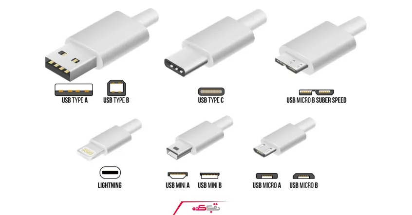 انواع کابل usb